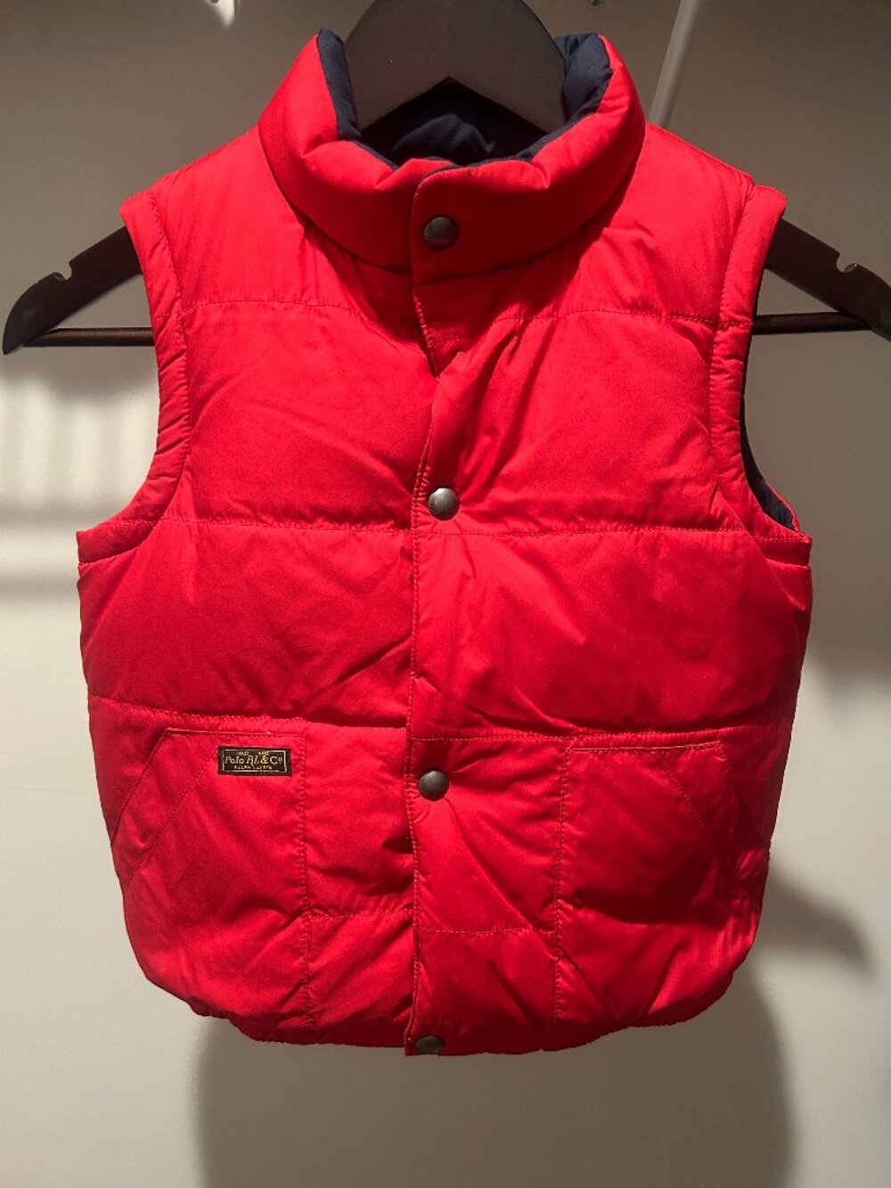 Polo Ralph Lauren Kids Reversible Red & Blue Puffer Vest